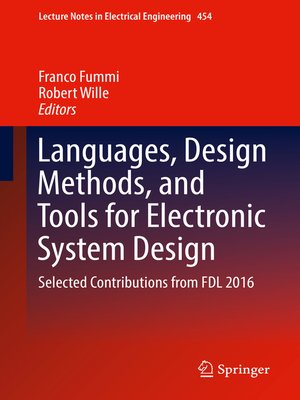 cover image of Languages, Design Methods, and Tools for Electronic System Design